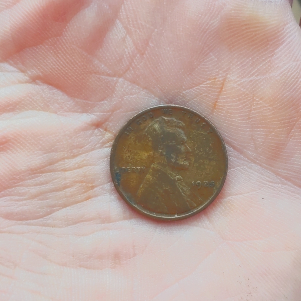 1925 no mint wheat penny